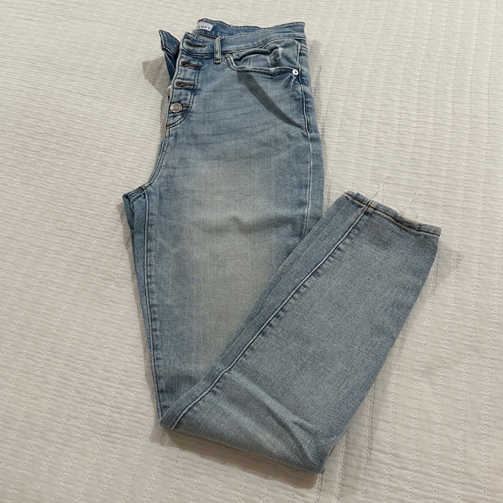 LOFT Women's Skinny Jeans - Light Blue